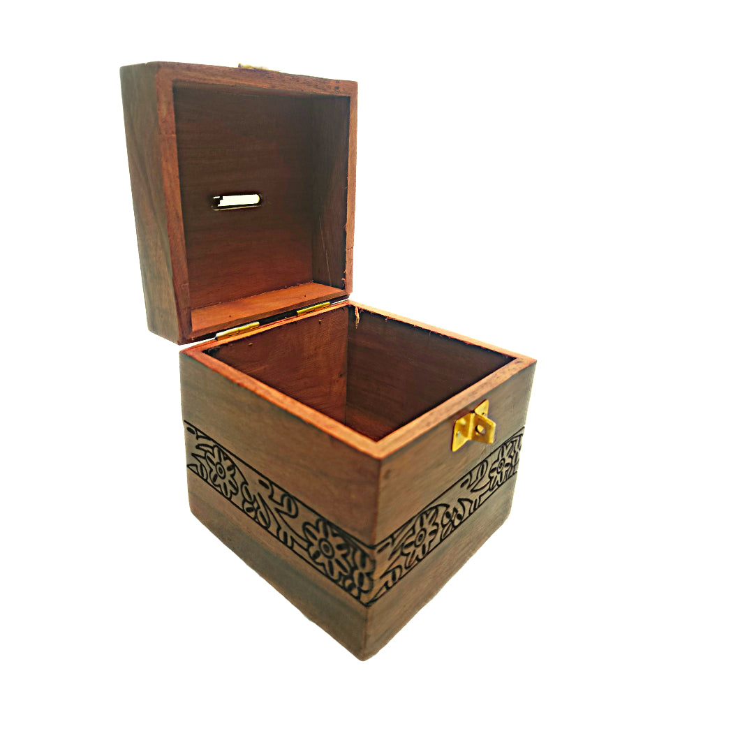 wooden money bank